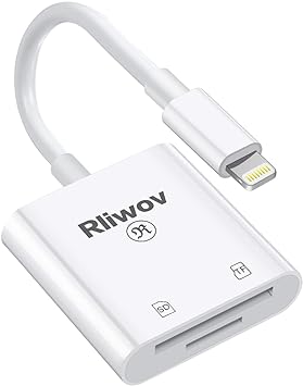 【2022 Apple MFi正規認証品】 Rliwov Lightning - SD カードカメラリーダー 最大128